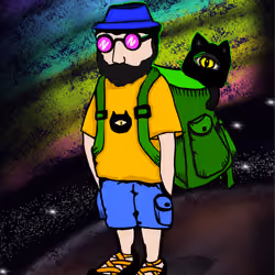 Back pack man