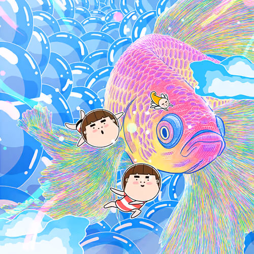 Olaoo and big fish#2.