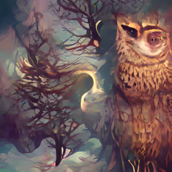 Tree and owl #113