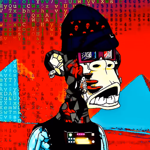 Ape Odyssey Coded Ape 007 by Dubwoman AKA Giovanna Sun