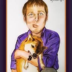 Barry Silbert bitten by a Shiba Inu called DOGE