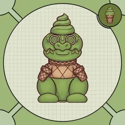 Soft Ice Cream Digigon (B) #018
