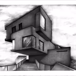 Graphite Architectural Art 41