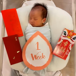 one week 🥰