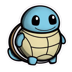 Squirtle but he's a fat shit