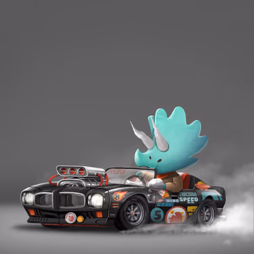 Triceratops racer