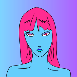 Ethereal Cosmic Girl #00397