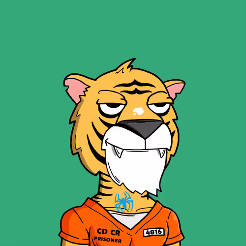 Grouchy Tiger Social Club #4839