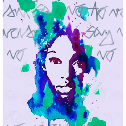 Say no in violet