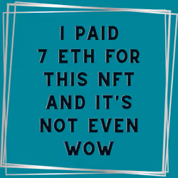 7 ETH NFT TEAL