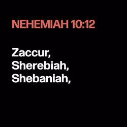 Nehemiah 10:12