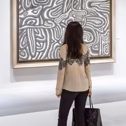 Regarding Art #98 | Tan and grey