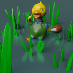 Duck on vacation
