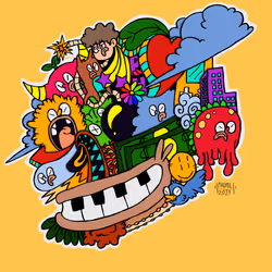 Special !!! Everything is Doodle #006 Skull indie