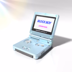 Block Boy Advance SP #7 Pearl Blue (AGS-101)