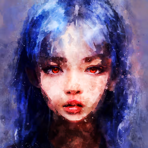 Watercolor Kid #8 (22/80)