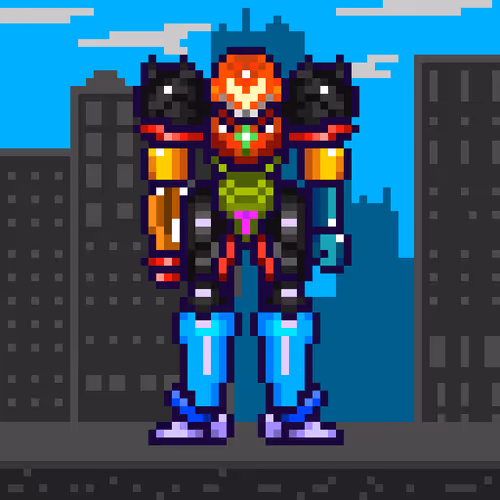 SAMUS PIXEL ART - old