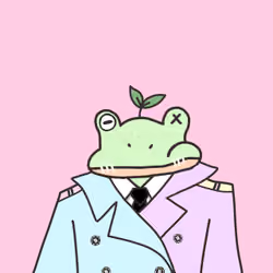 frog in suit 