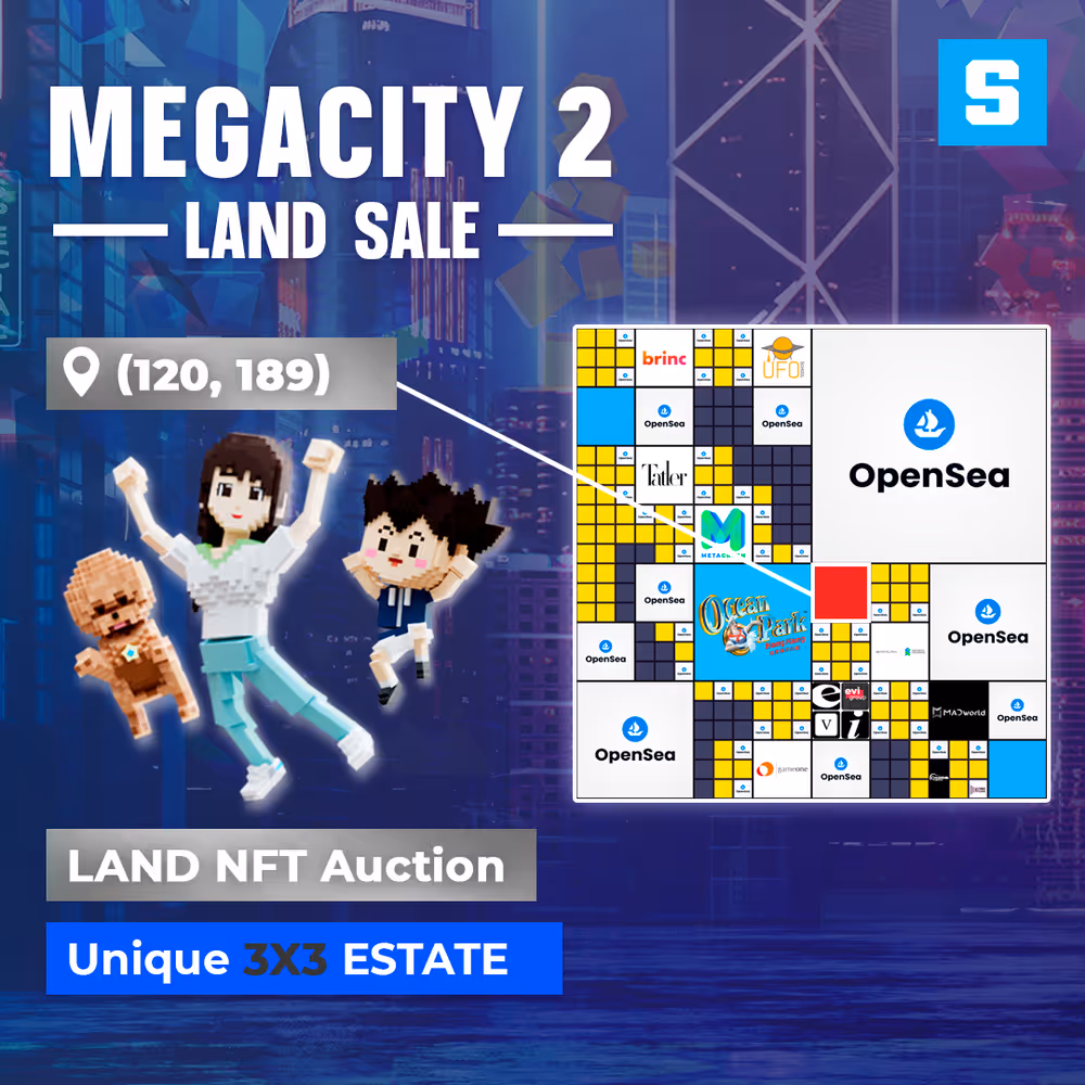 Mega City 2 LAND Sale - 3x3 Estate S [120,189]