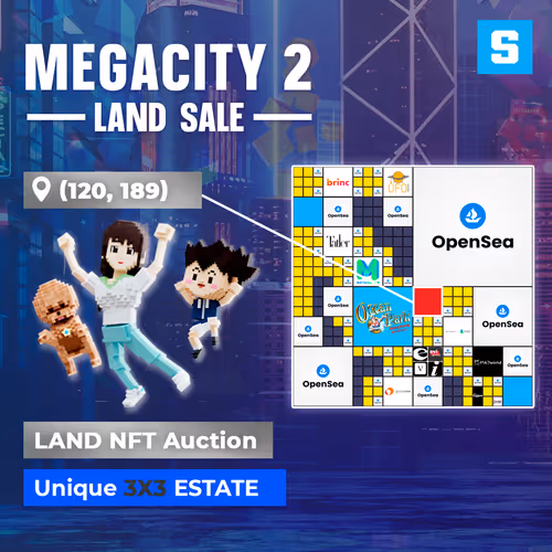 Mega City 2 LAND Sale - 3x3 Estate S [120,189]
