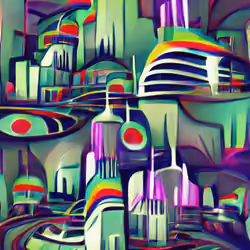 Futuristic City #04