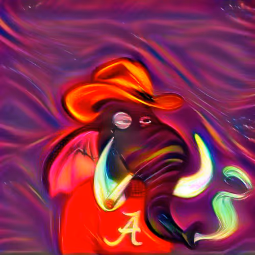 Untamed Elephant #1851 Trippy Remix