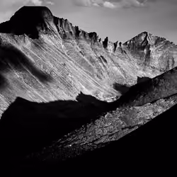 Portrait of Longs Peak, Rocky Mountain National Park, CO, USA