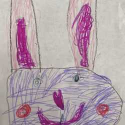 Art 11 of 20 - 'Alisse Dreams' Series – Happy Rabbit