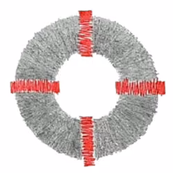 circle with red lines 16