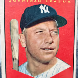 NeverForget NFTs: Rare Sports Collectibles: 1961 Micky Mantle MVP Card 
