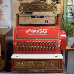 antique Coca Cola cash register 