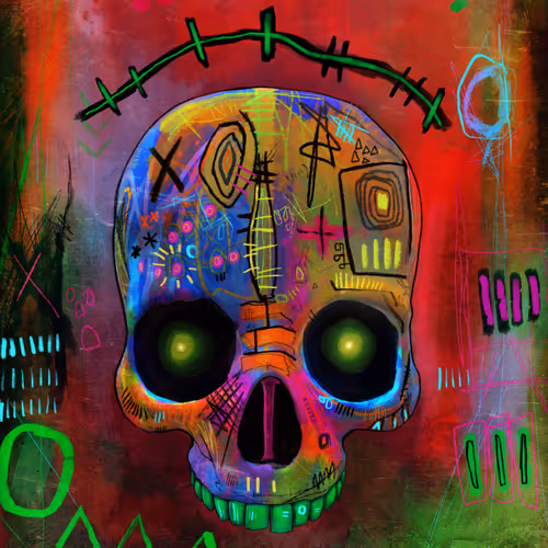 Ian Jones Neo Expressionism Dark Matter Collection