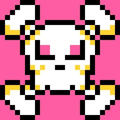 Kawaii SKULL #9260