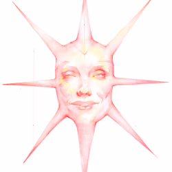 Red Sun Colored Pencil