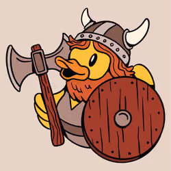 Viking Rubber Duck