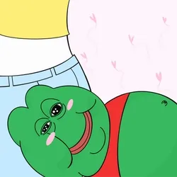 Pepe falling in Love.