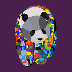 Rare panda 1/1 LIMITED EDITION 