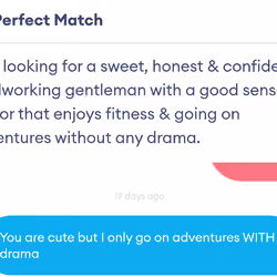 I only go on adventures WITH drama