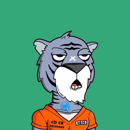 Grouchy Tiger Social Club #168