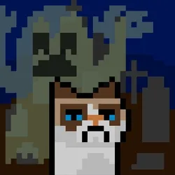 Grumpy Cat Aint Afraid of No Ghost