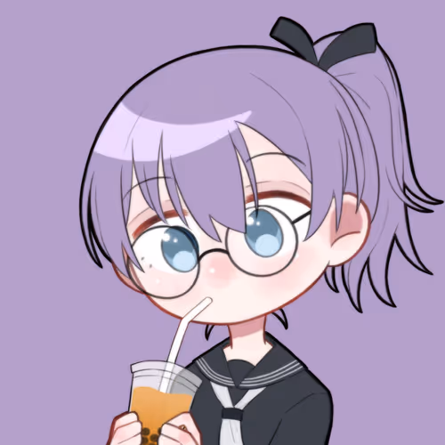 Cute Glasses Girl Chibi