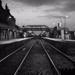 Train Tracks through Worksop Station