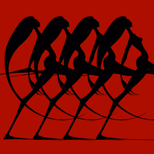 Woman Figures Figuring Silhouette