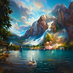 Mountain lake 