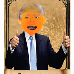 Orange man. 