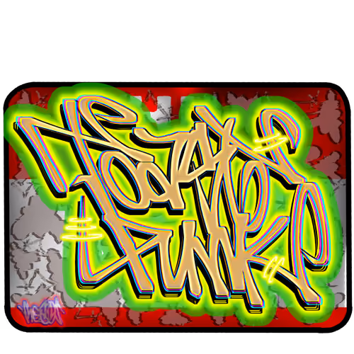 Skullbombs My Name Is Toast Punk Skull Tag