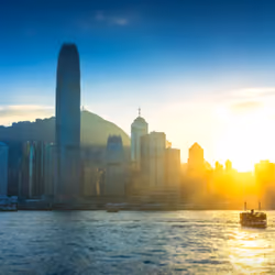 Sunset at Hong Kong. #2