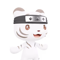 3D LEELEE-2nd-White tiger-#00706