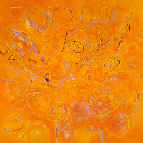"Orange Meditation" in motion.