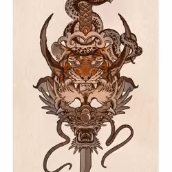 Dragon Tiger Snake Kabob #02